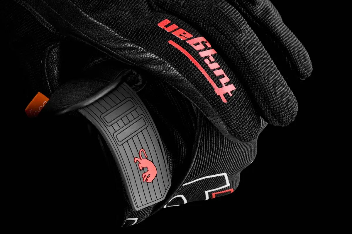 Furygan Jet Neon D3O Textile Gloves Black / White / Red FREE UK Delivery, FREE 365 Day Returns | Moto Central