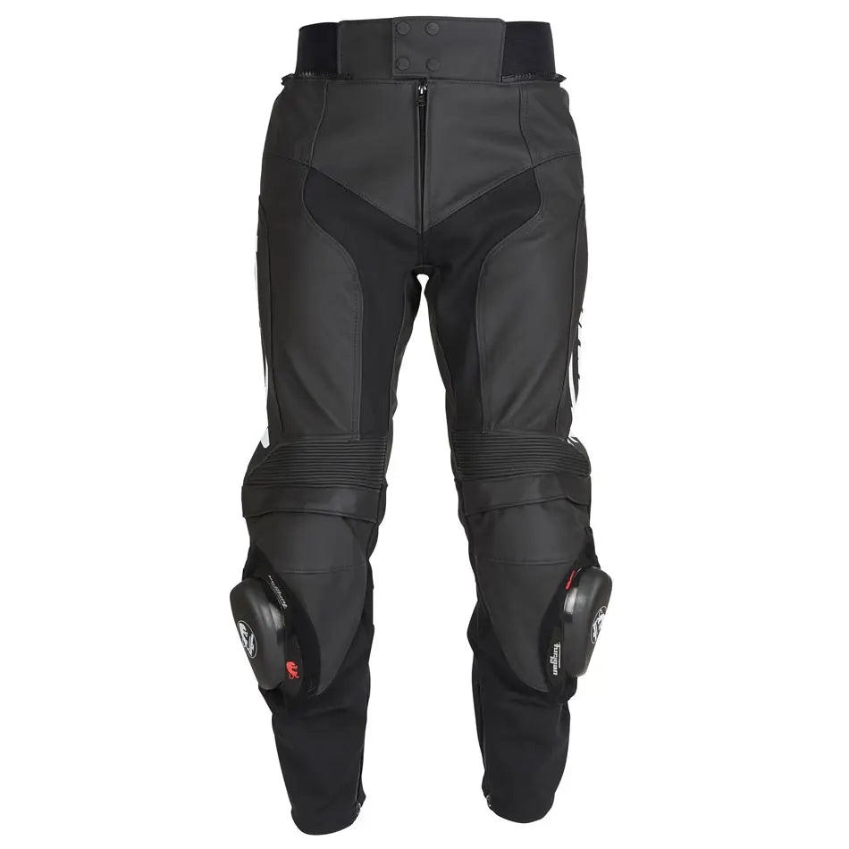 Furygan Bud Evo 3 Leather Trouser Black / White FREE UK Delivery, FREE 365 Day Returns | Moto Central