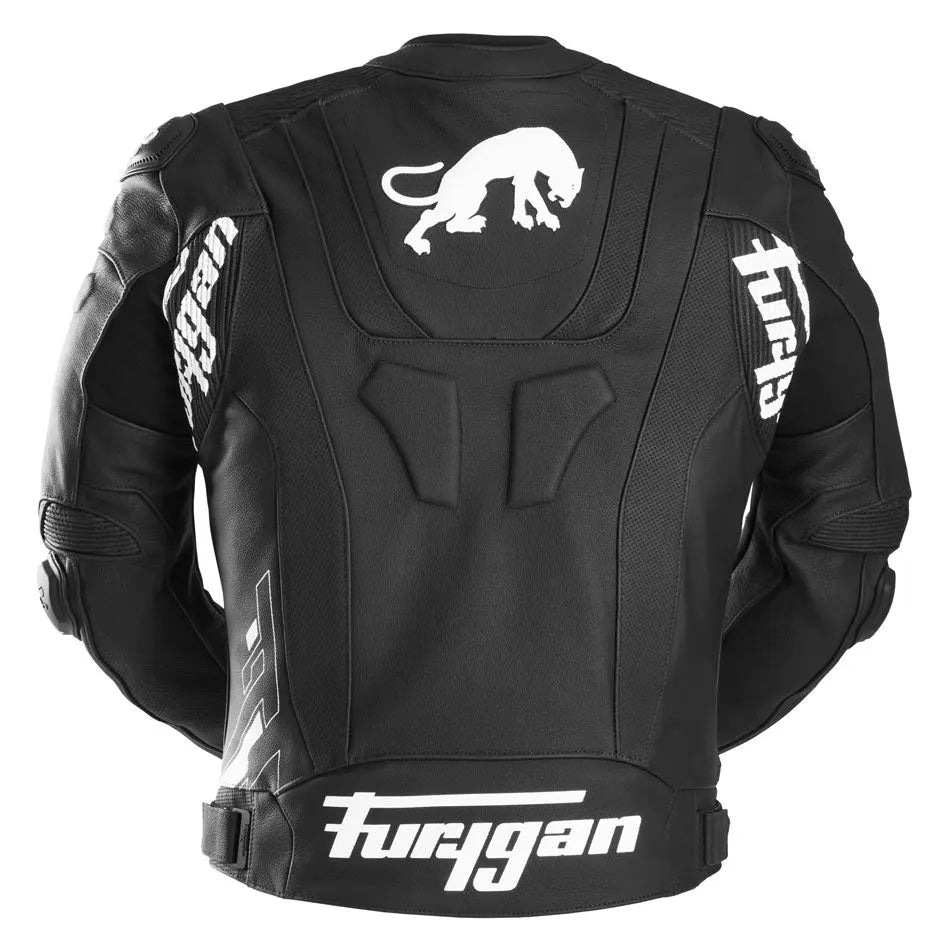 Furygan Raptor Evo 3 Leather Jacket Black / White / White FREE UK Delivery, FREE 365 Day Returns | Moto Central