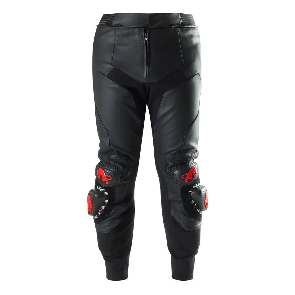 Furygan Drack Leather Trouser Black / Red FREE UK Delivery, FREE 365 Day Returns | Moto Central
