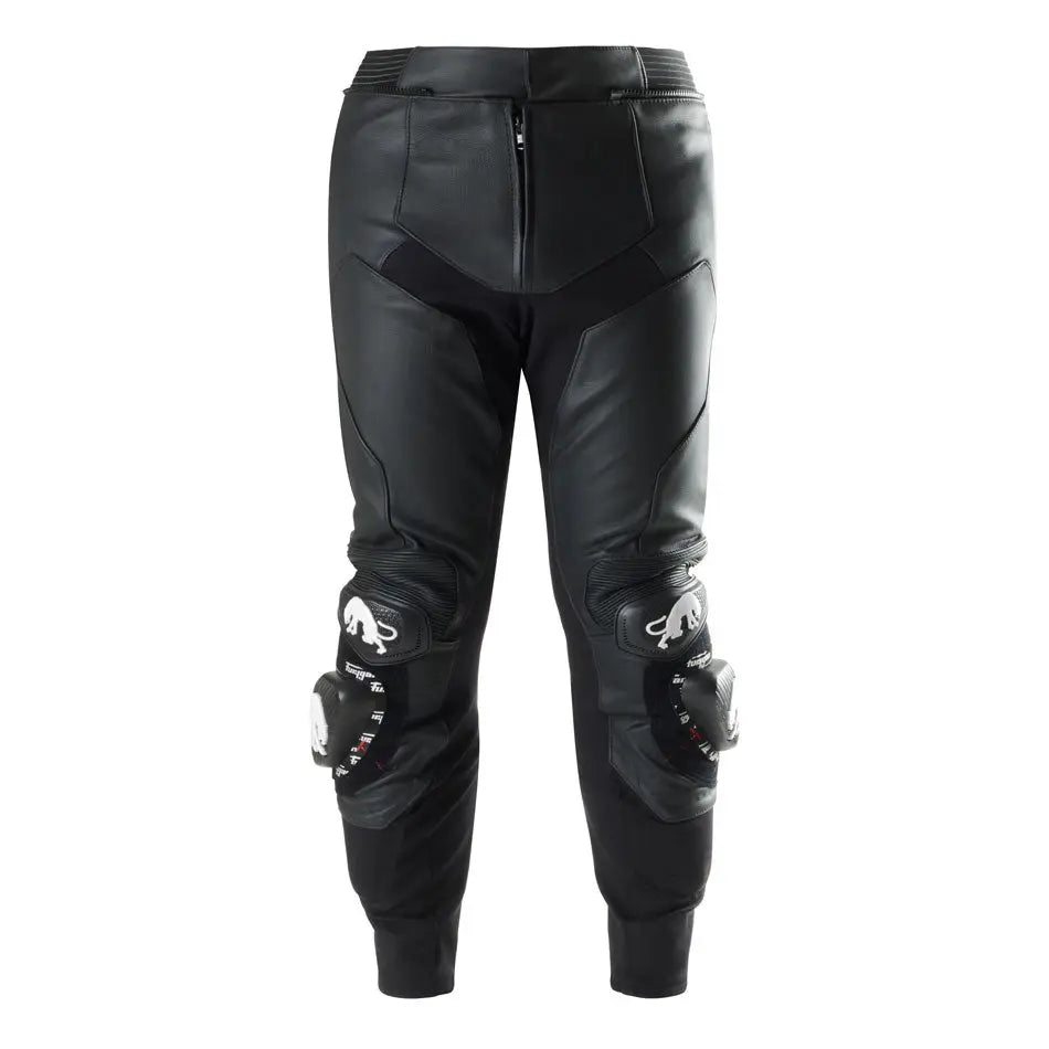 Furygan Drack Leather Trouser Black / White FREE UK Delivery, FREE 365 Day Returns | Moto Central