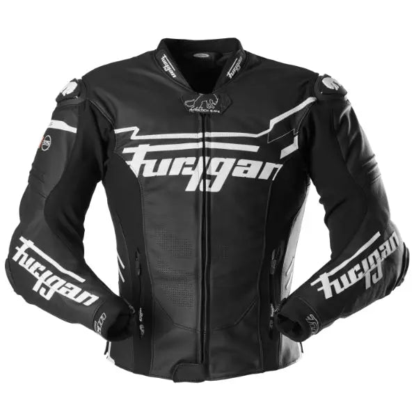 Furygan Sirius Leather Jacket Black / White - FREE UK Shipping, FREE 365 Day Returns | Moto Central