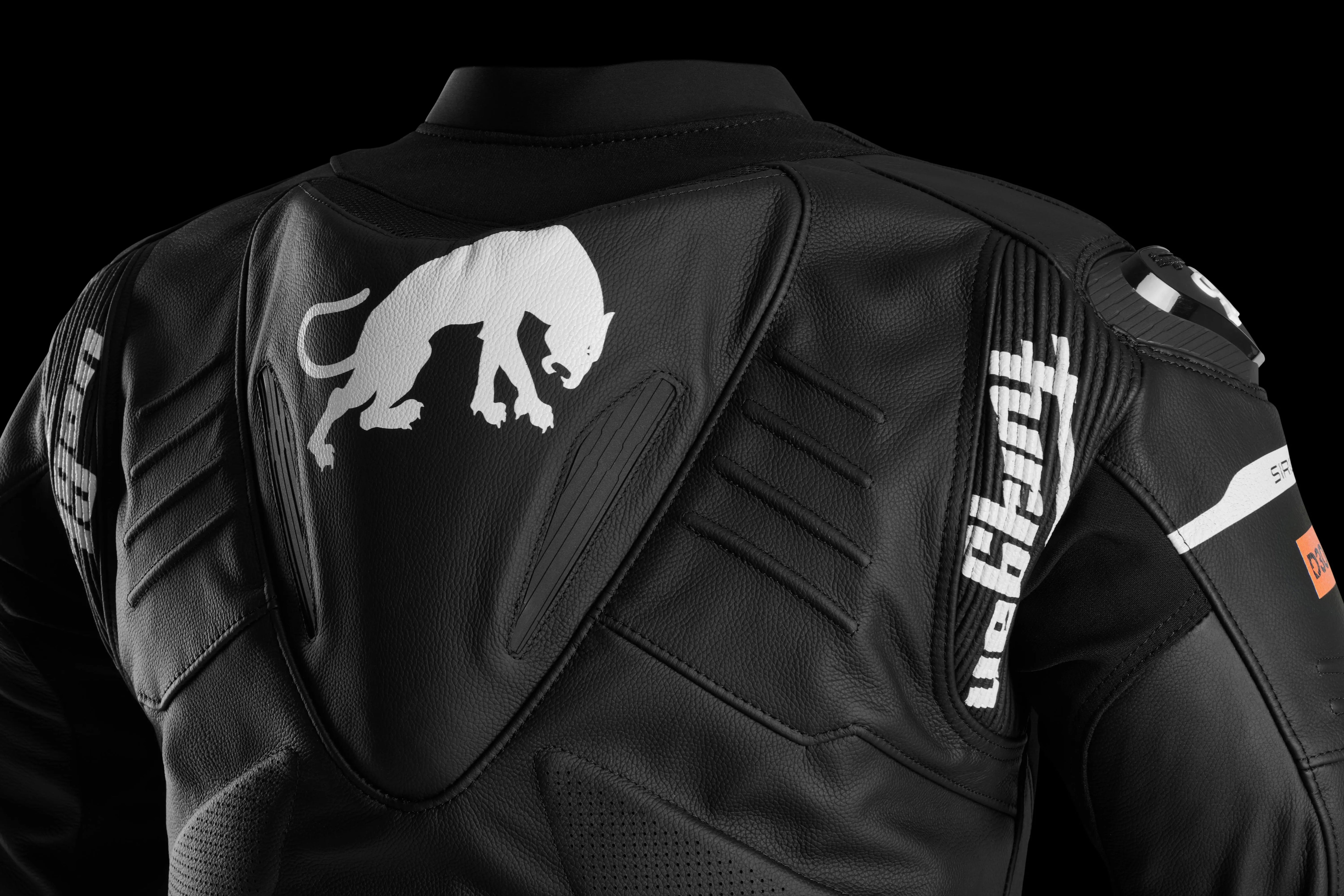 Furygan Sirius Leather Jacket Black / White FREE UK Delivery, FREE 365 Day Returns | Moto Central