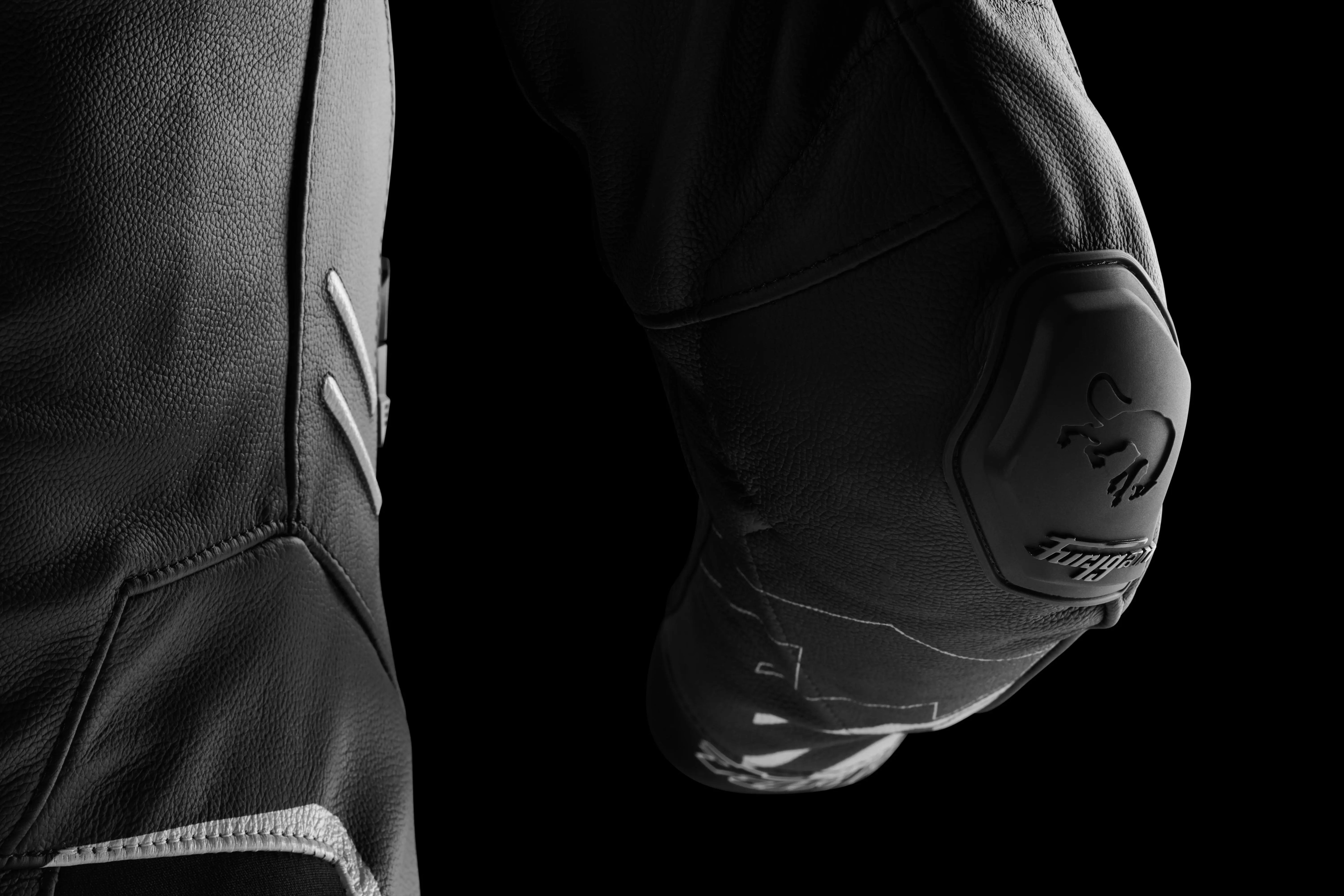 Furygan Sirius Leather Jacket Black / White FREE UK Delivery, FREE 365 Day Returns | Moto Central