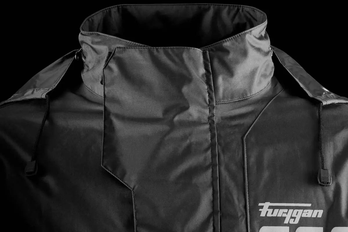 Furygan Tornado Rain Over Jacket Black / Fluo Yellow FREE UK Delivery, FREE 365 Day Returns | Moto Central