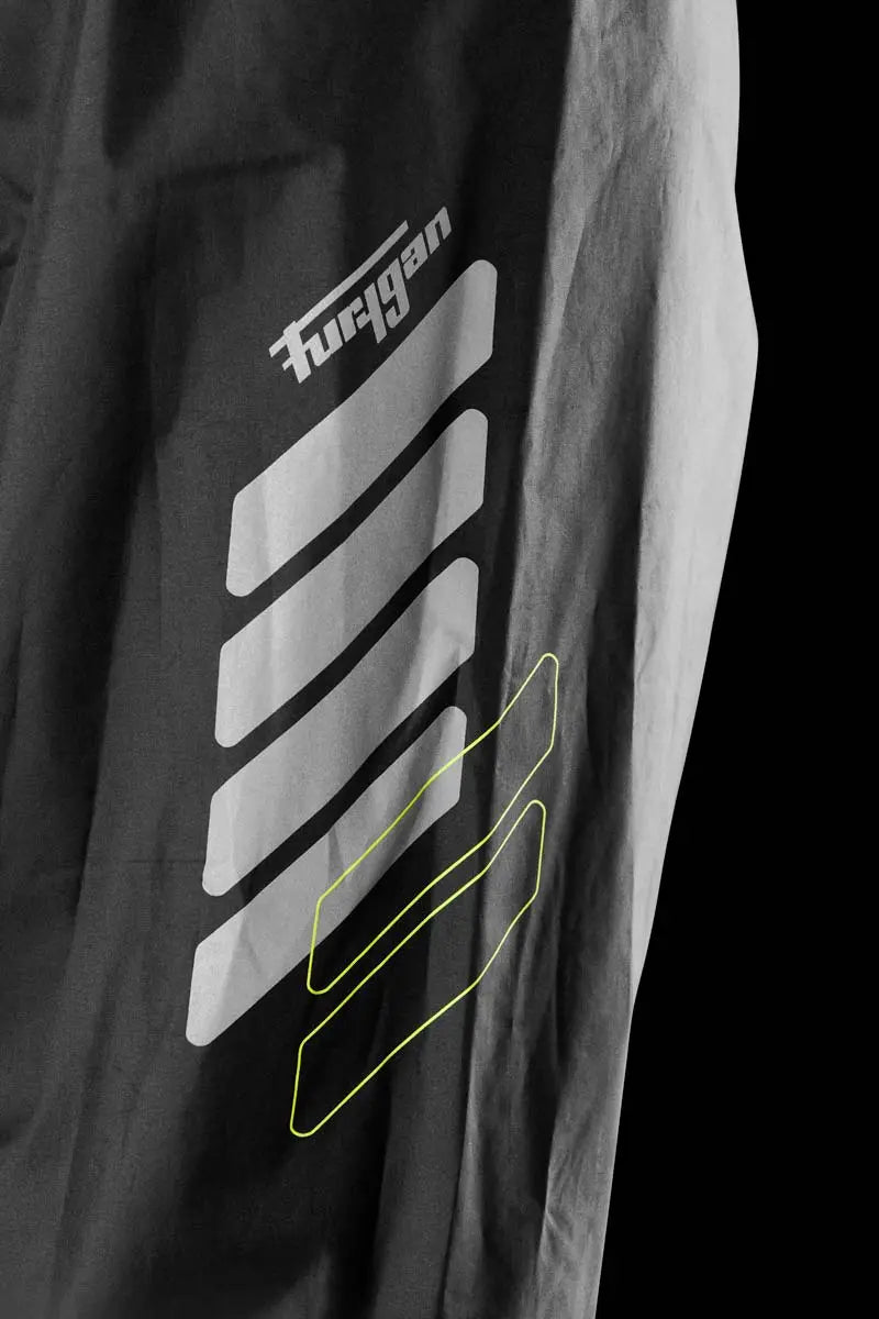 Furygan Tornado Rain Over Trouser Black / Fluo Yellow FREE UK Delivery, FREE 365 Day Returns | Moto Central