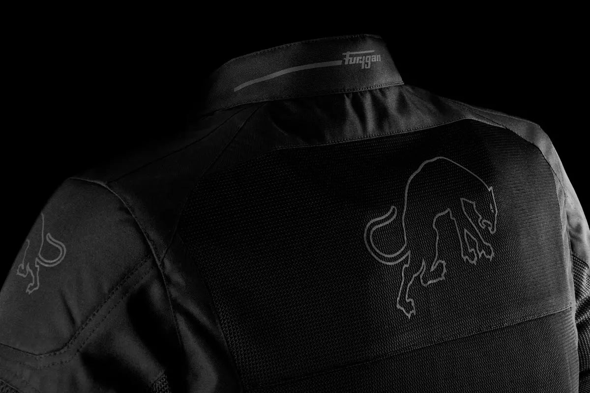 Furygan Aquilon Textile Jacket Black / Grey FREE UK Delivery, FREE 365 Day Returns | Moto Central