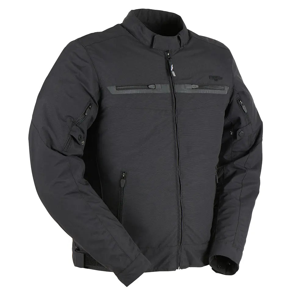 Furygan Scotty Textile Jacket Black FREE UK Delivery, FREE 365 Day Returns | Moto Central