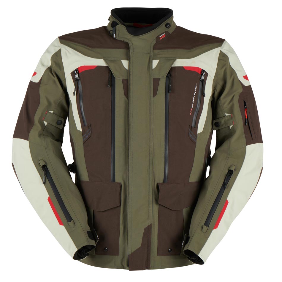 Furygan Voyager 3C Textile Jacket Coffee / Pearl / Khaki FREE UK Delivery, FREE 365 Day Returns | Moto Central
