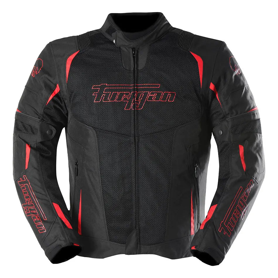 Furygan Ultra Spark 3-In-1 Vented+ Textile Jacket Black / Red FREE UK Delivery, FREE 365 Day Returns | Moto Central