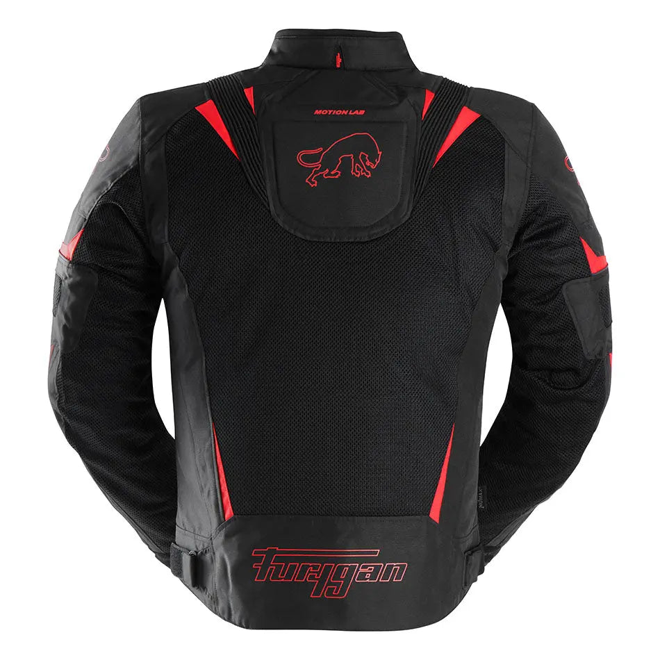 Furygan Ultra Spark 3-In-1 Vented+ Textile Jacket Black / Red FREE UK Delivery, FREE 365 Day Returns | Moto Central