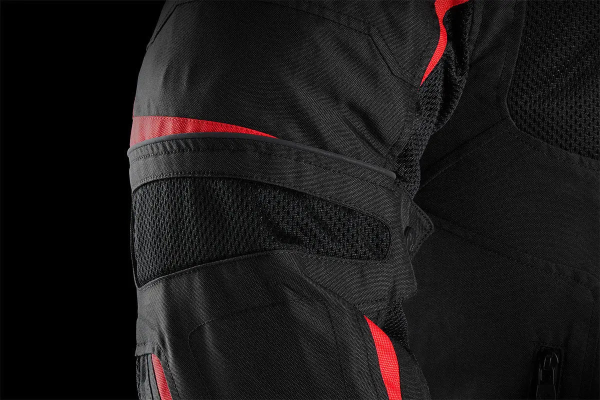 Furygan Ultra Spark 3-In-1 Vented+ Textile Jacket Black / Red FREE UK Delivery, FREE 365 Day Returns | Moto Central