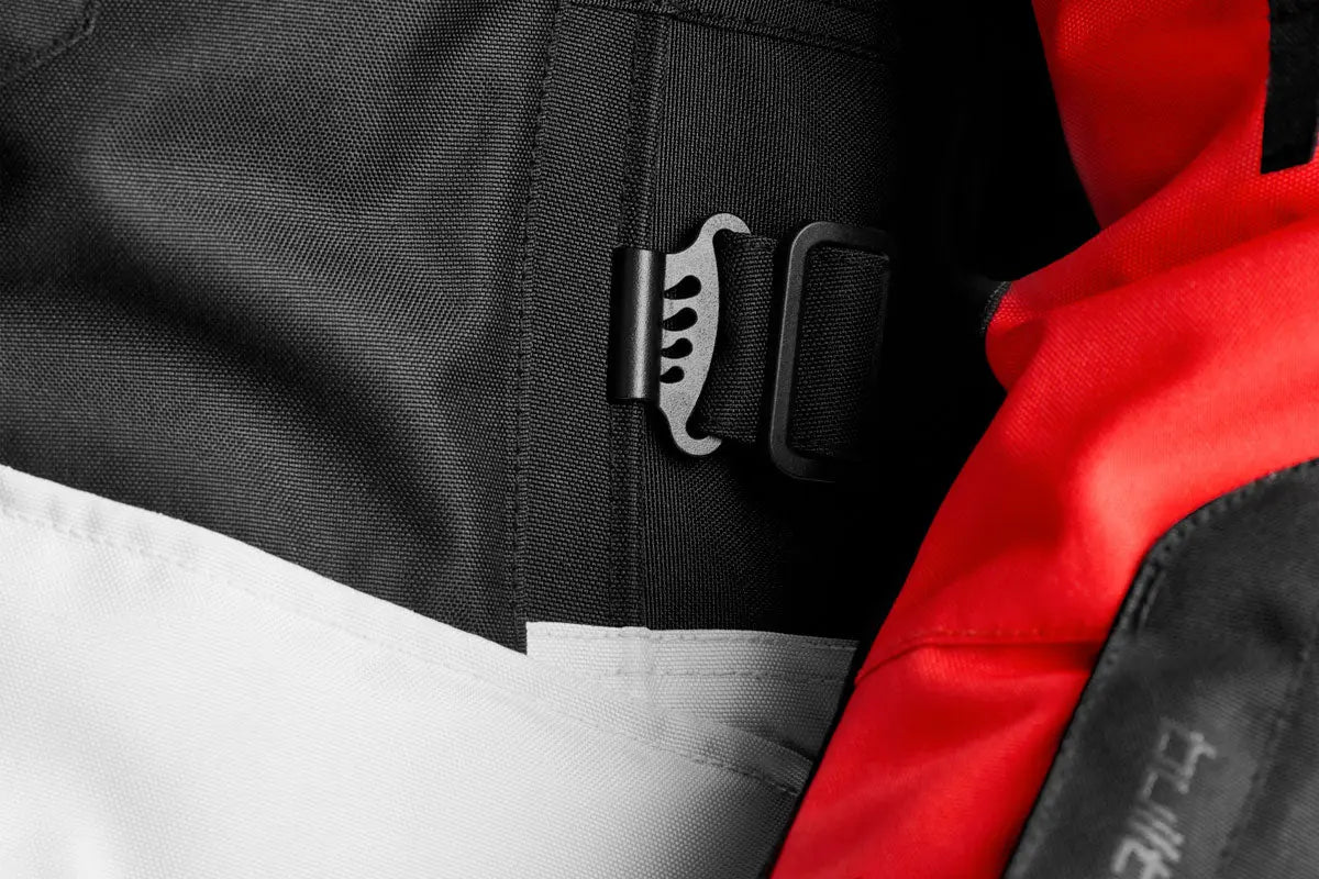 Furygan Apalaches Evo Textile Jacket Black / Pearl / Red FREE UK Delivery, FREE 365 Day Returns | Moto Central