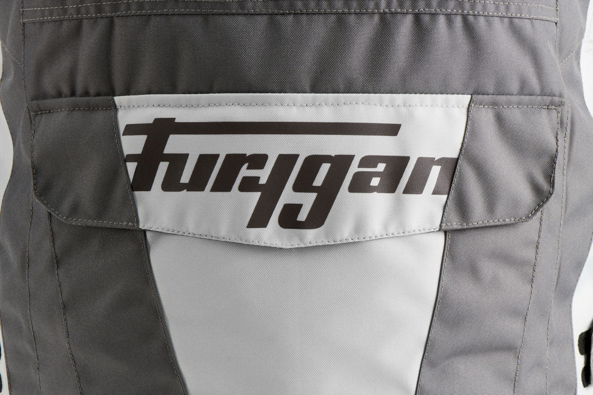 Furygan Apalaches Evo Textile Jacket Grey / Pearl / Red FREE UK Delivery, FREE 365 Day Returns | Moto Central