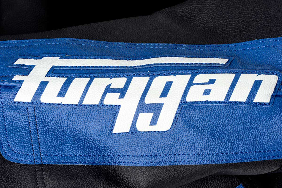 Furygan Combi Junior Evo Leather Suit Black / Blue / White FREE UK Delivery, FREE 365 Day Returns | Moto Central