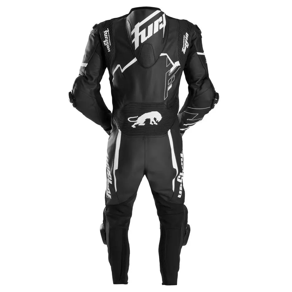 Furygan Eclipse X Kevlar One Piece Leather Suit Black / White FREE UK Delivery, FREE 365 Day Returns | Moto Central