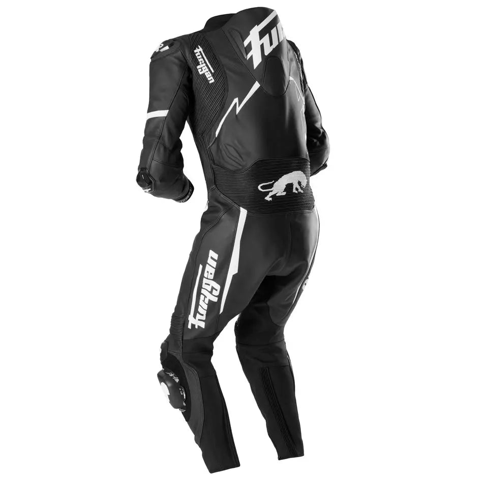 Furygan Eclipse X Kevlar One Piece Leather Suit Black / White FREE UK Delivery, FREE 365 Day Returns | Moto Central