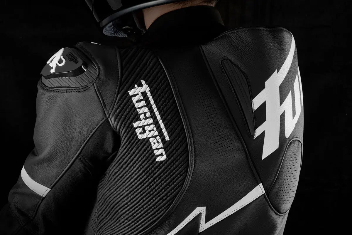Furygan Eclipse X Kevlar One Piece Leather Suit Black / White FREE UK Delivery, FREE 365 Day Returns | Moto Central