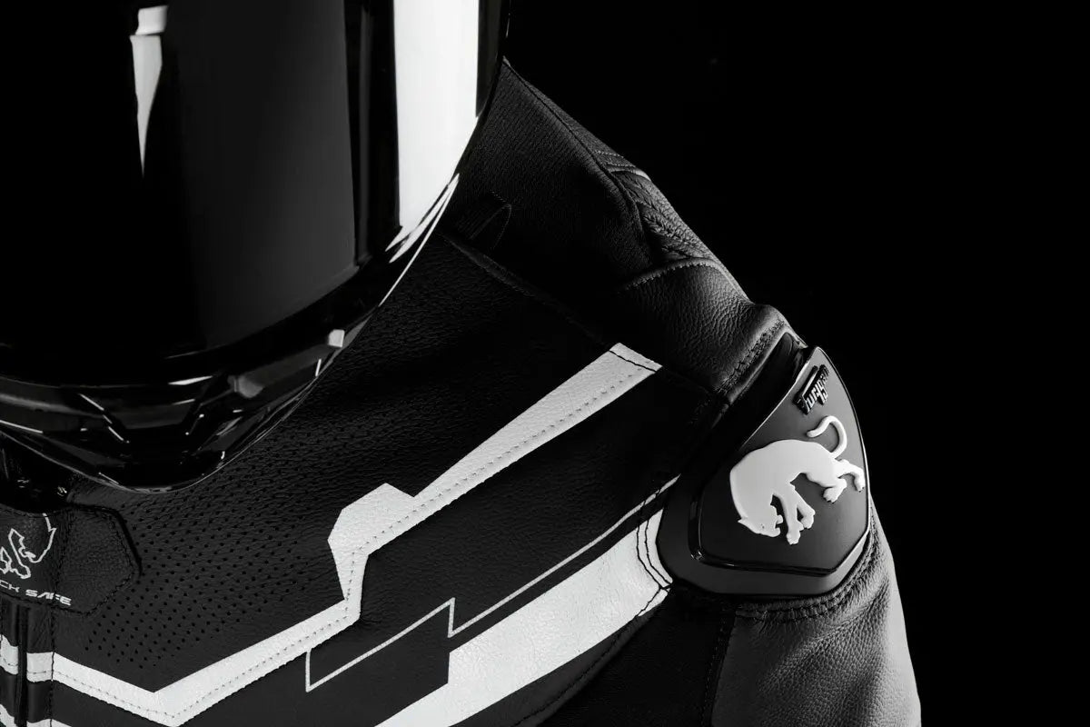Furygan Eclipse X Kevlar One Piece Leather Suit Black / White FREE UK Delivery, FREE 365 Day Returns | Moto Central