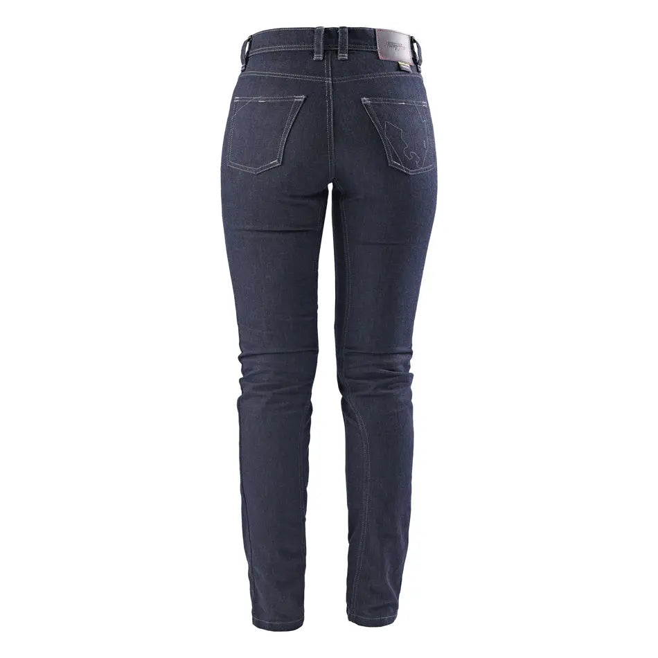 Furygan Nikita X Kevlar Mom Fit Ladies Jeans Dark Blue FREE UK Delivery, FREE 365 Day Returns | Moto Central