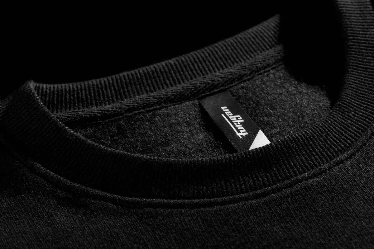 Furygan Corpo Sweatshirt Black / White FREE UK Delivery, FREE 365 Day Returns | Moto Central