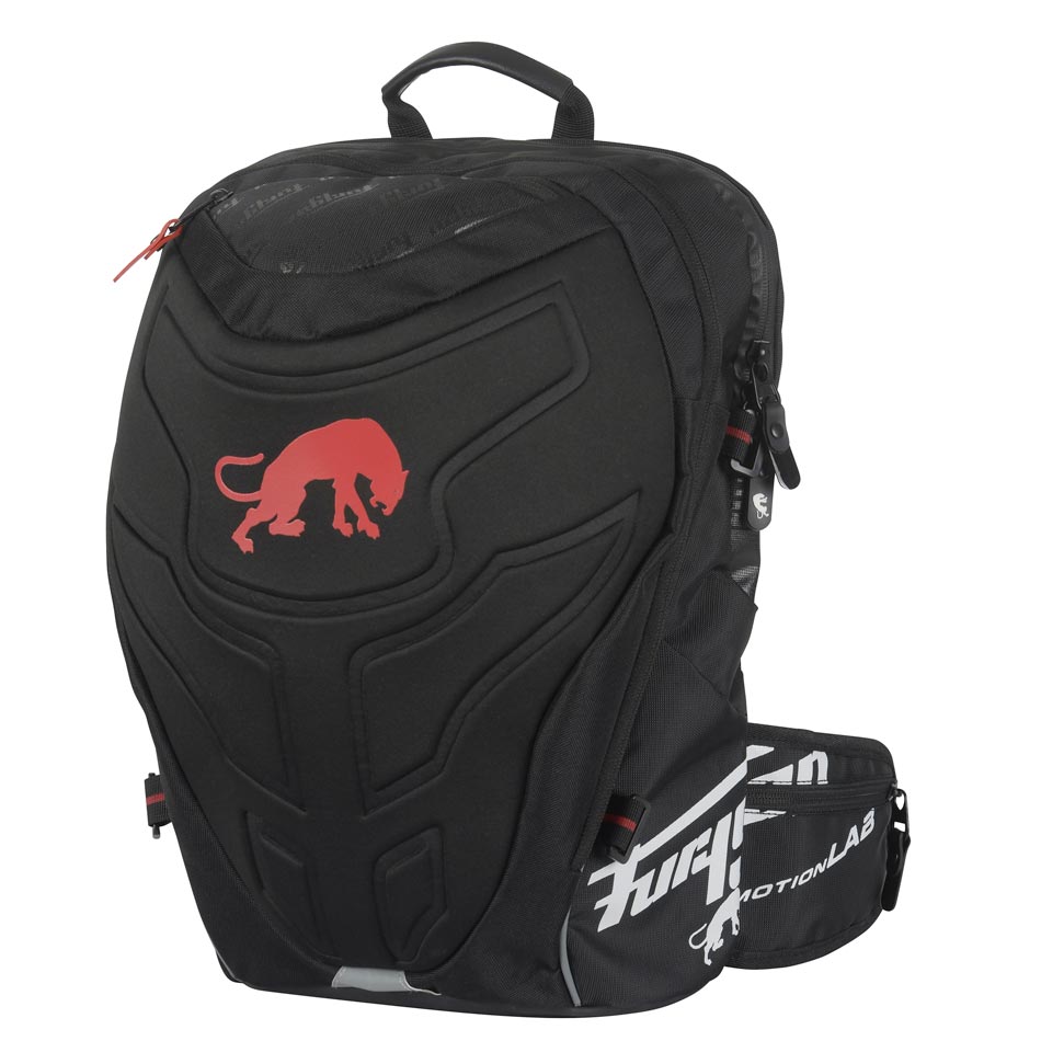 Furygan Cyclone Bag Black / Red FREE UK Delivery, FREE 365 Day Returns | Moto Central