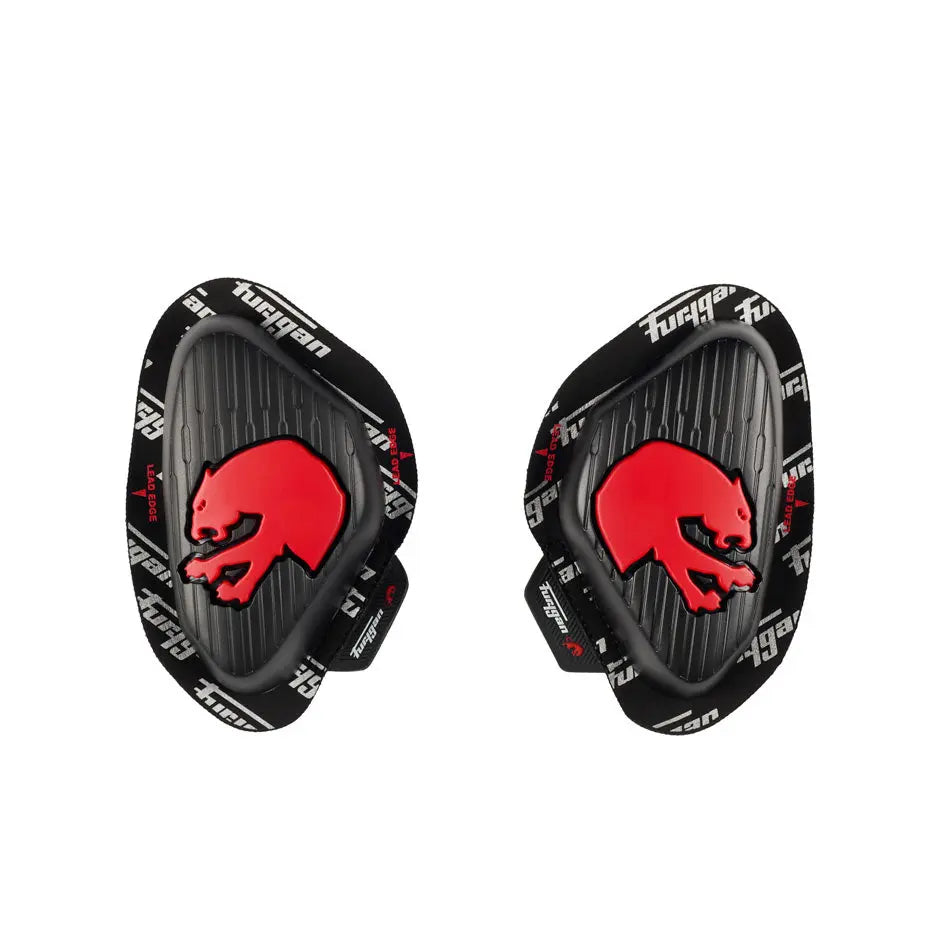 Furygan Knee Sliders Black / Red FREE UK Delivery, FREE 365 Day Returns | Moto Central