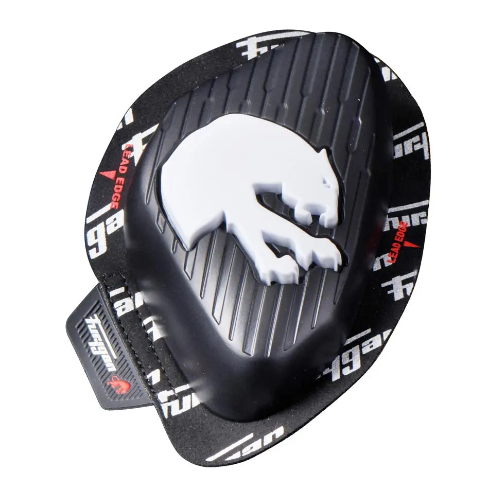 Furygan Knee Sliders Black / White FREE UK Delivery, FREE 365 Day Returns | Moto Central