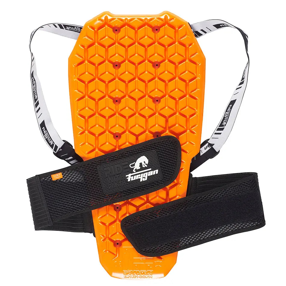 Furygan D3O Racing Back Protector Orange FREE UK Delivery, FREE 365 Day Returns | Moto Central