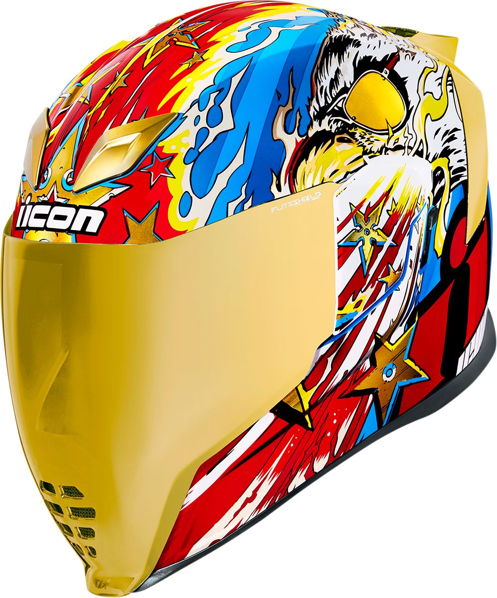Icon Airflite Freedom Spitter Gold