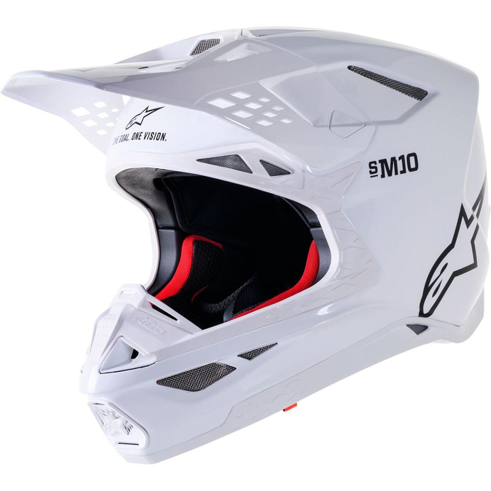 Alpinestars Supertech M10 Solid MX Gloss White