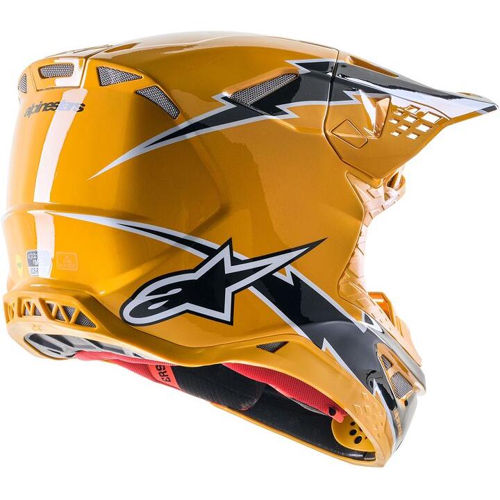 Alpinestars Supertech M10 Ampress MX Gloss Black / Yellow