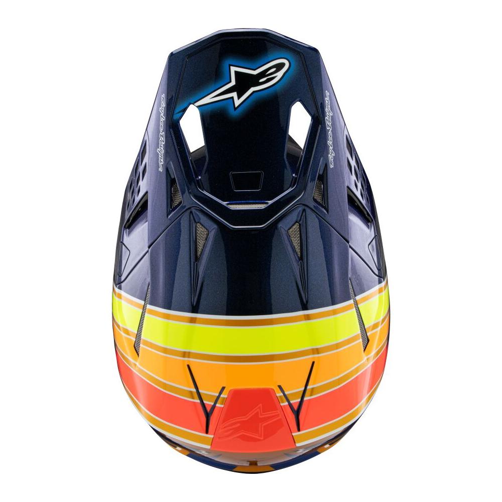 Alpinestars Supertech M10 TLD 25 MX Blue / Orange / Yellow