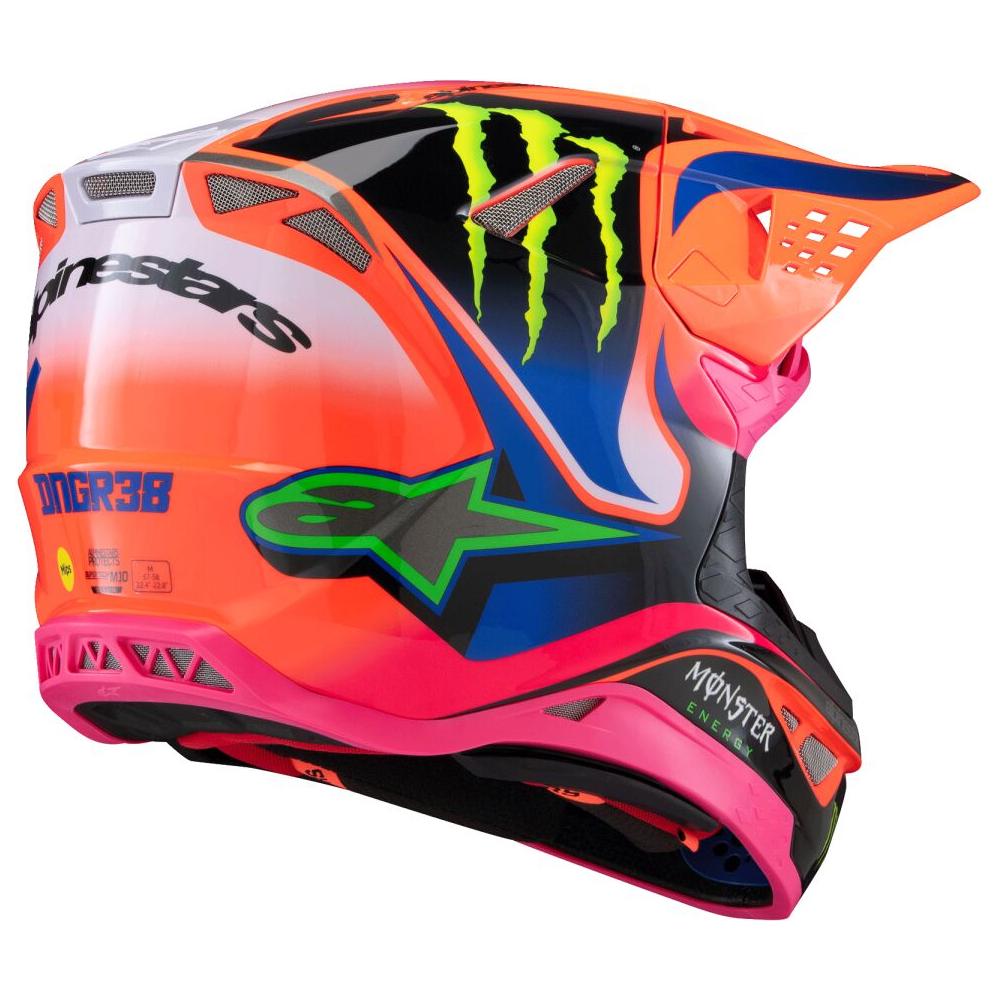 Alpinestars Supertech M10 Deegan MX Orange / Purple / Pink