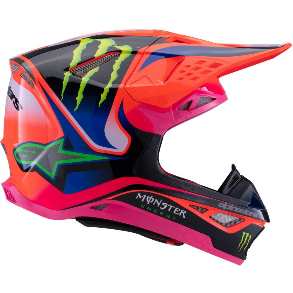 Alpinestars Supertech M10 Deegan MX Orange / Purple / Pink