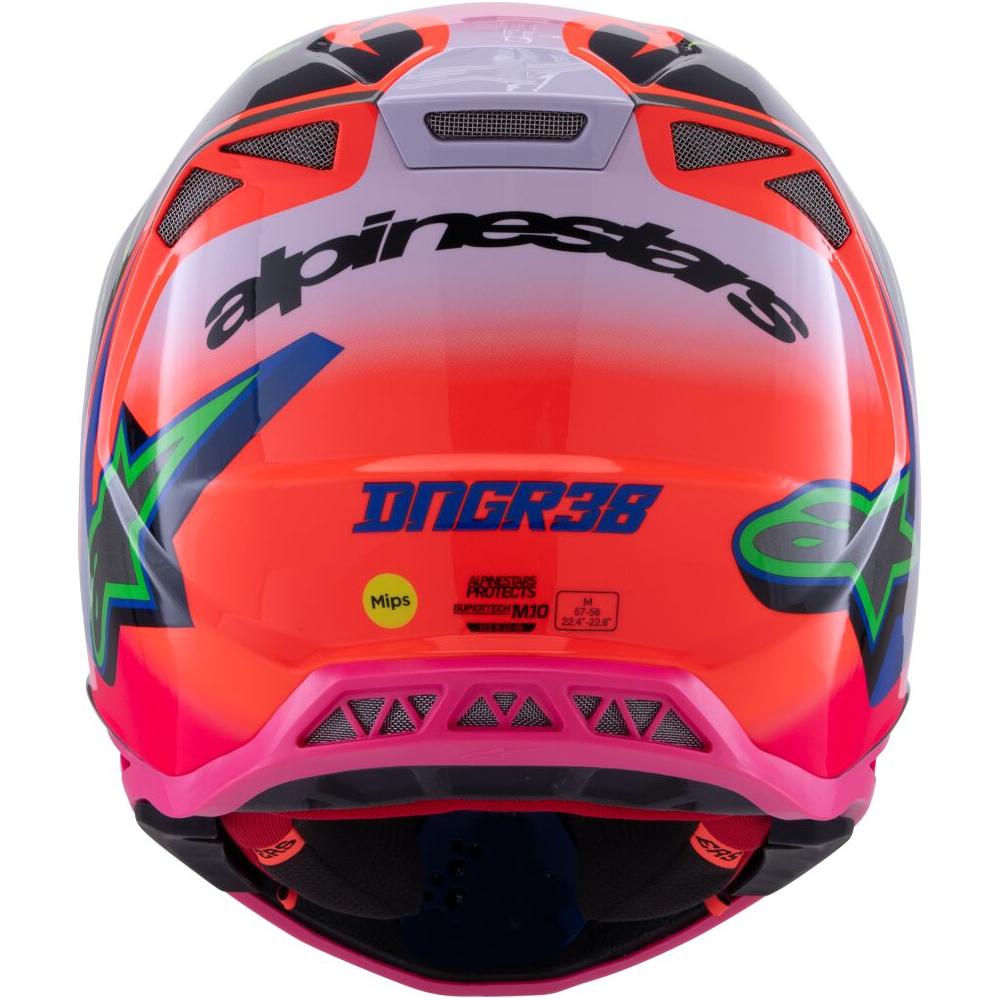 Alpinestars Supertech M10 Deegan MX Orange / Purple / Pink