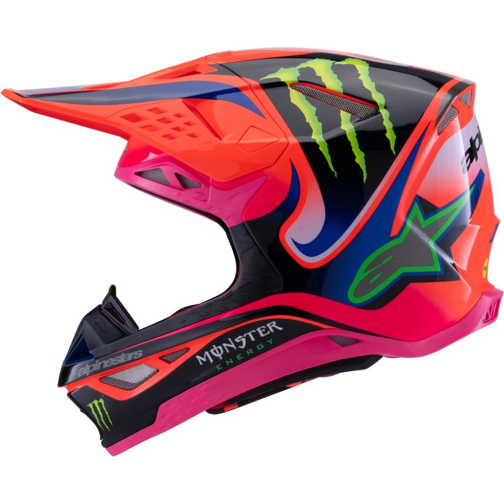 Alpinestars Supertech M10 Deegan MX Orange / Purple / Pink