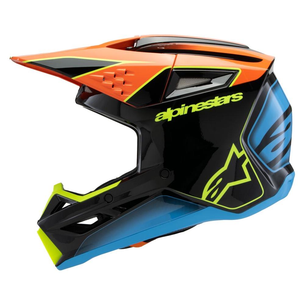 Alpinestars S-M3 Fray Youth MX Black / Orange / Yellow