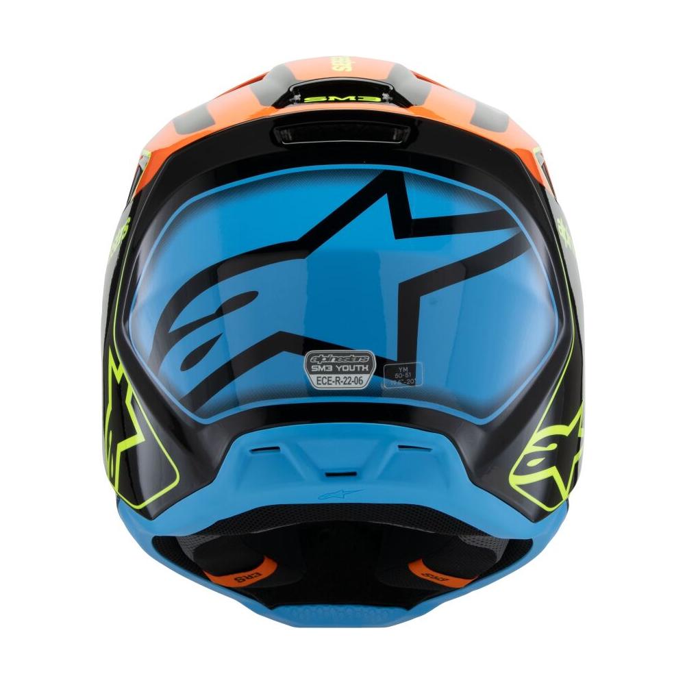Alpinestars S-M3 Fray Youth MX Black / Orange / Yellow