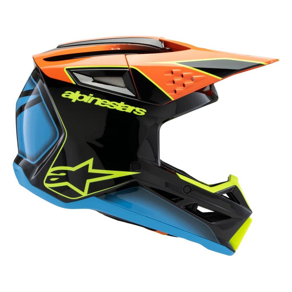 Alpinestars S-M3 Fray Youth MX Black / Orange / Yellow