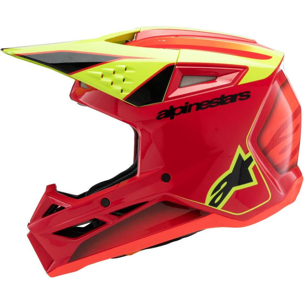 Alpinestars S-M3 Fray Youth MX Red / Yellow / Black