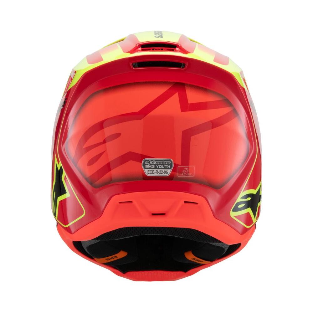Alpinestars S-M3 Fray Youth MX Red / Yellow / Black