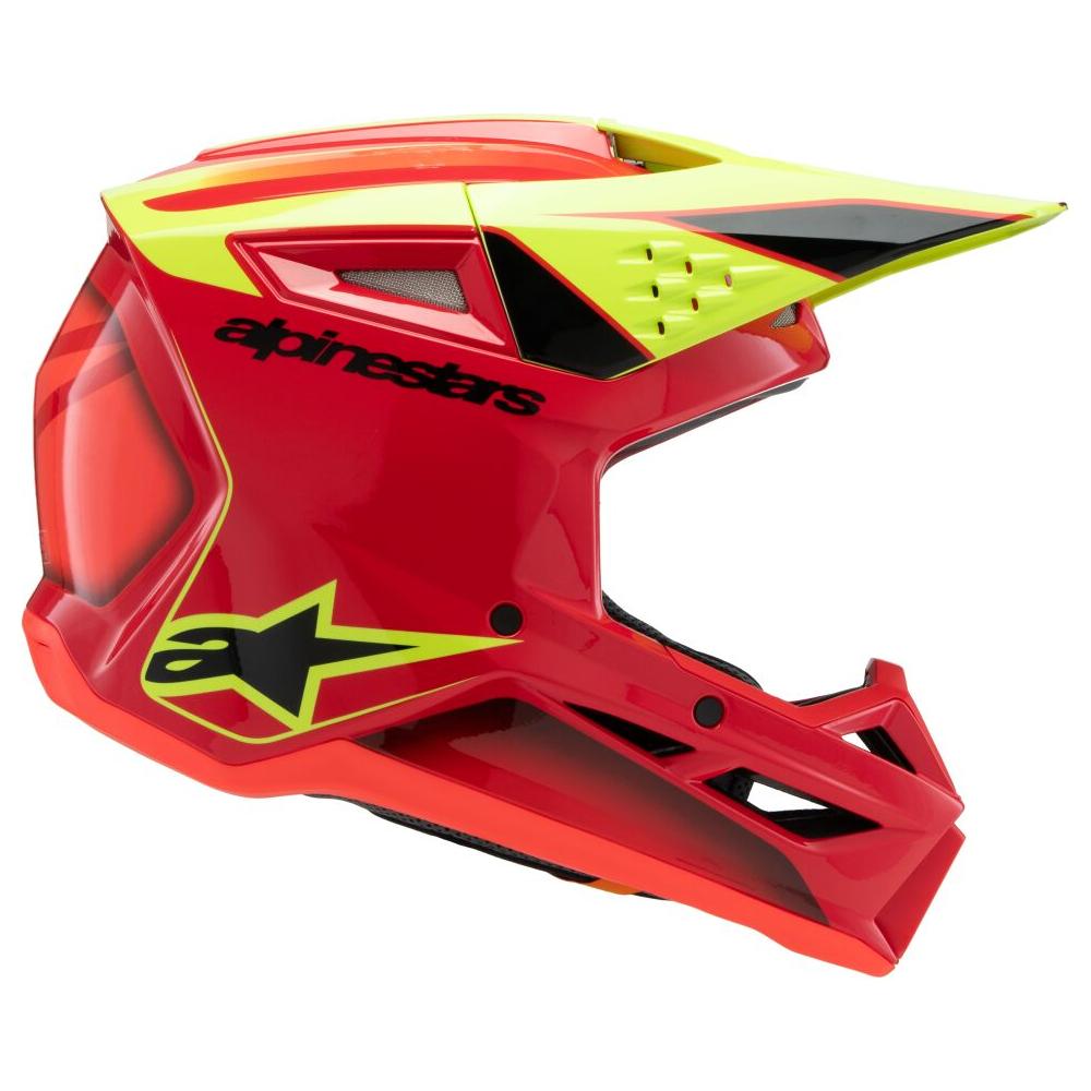 Alpinestars S-M3 Fray Youth MX Red / Yellow / Black