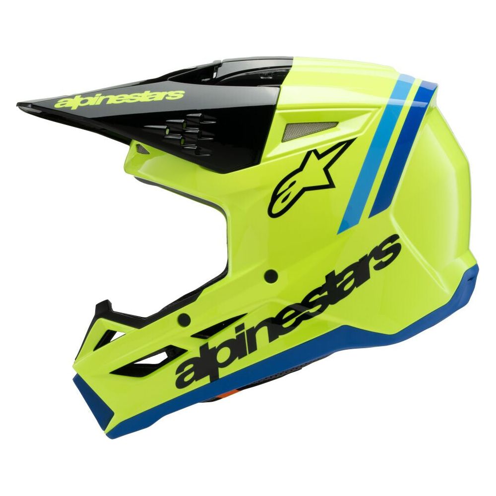 Alpinestars S-M3 Radium Youth MX Yellow / Black / Blue