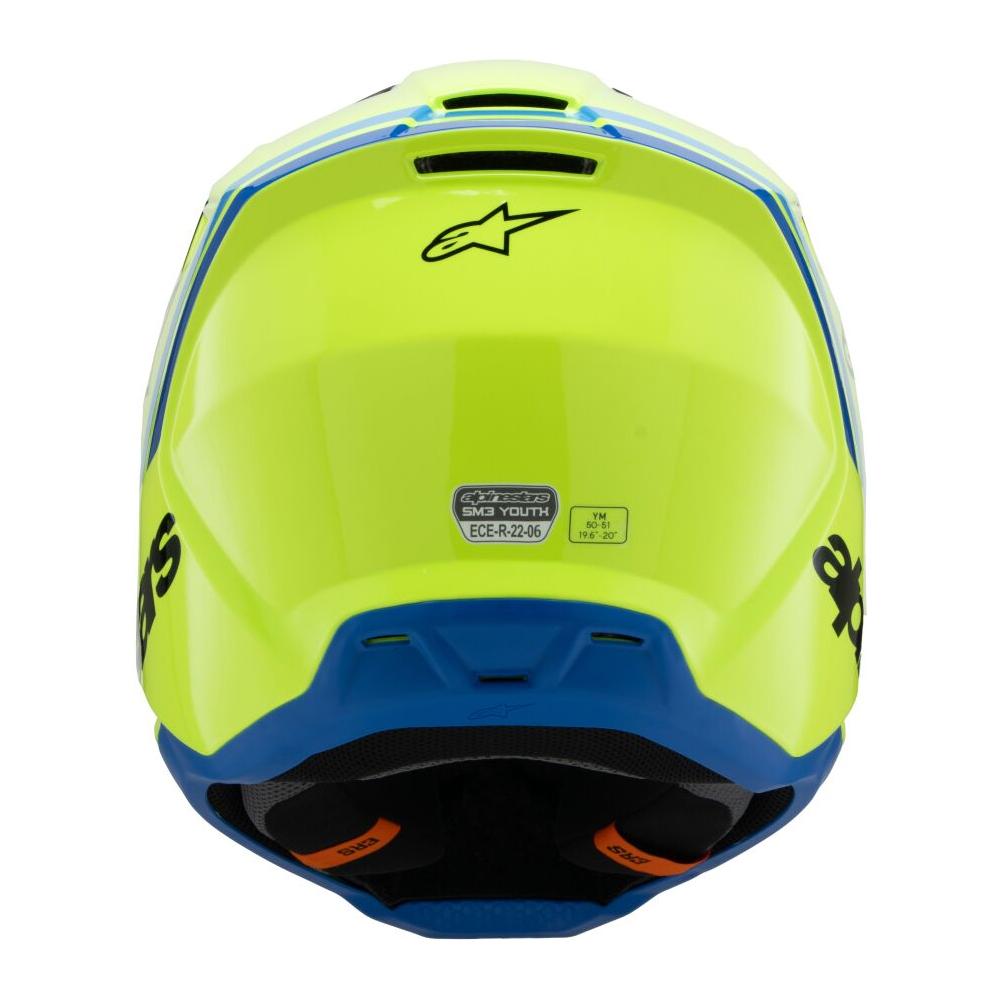Alpinestars S-M3 Radium Youth MX Yellow / Black / Blue