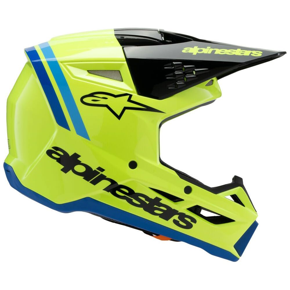 Alpinestars S-M3 Radium Youth MX Yellow / Black / Blue