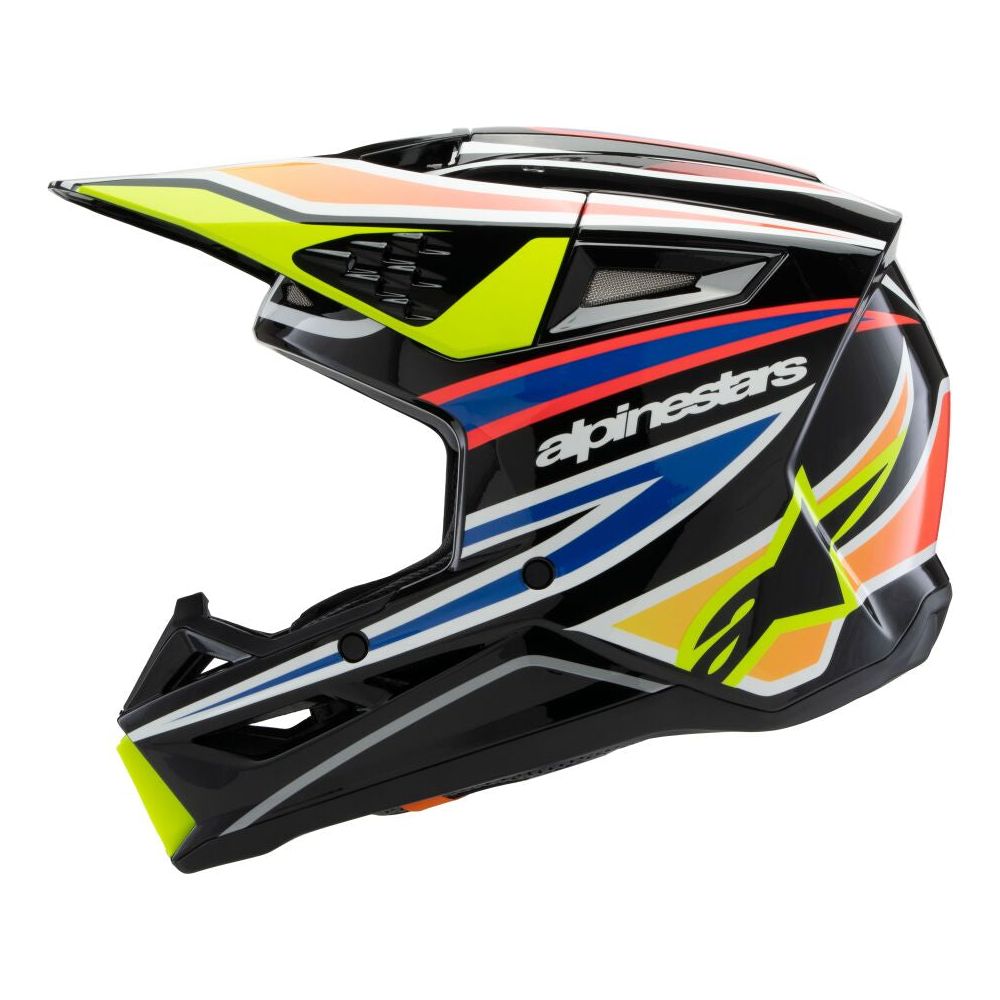 Alpinestars S-M3 Wurx Youth MX Black / Yellow / Blue