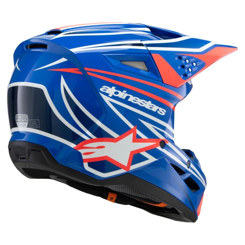 Alpinestars S-M3 Wurx Youth MX Blue / Red / White