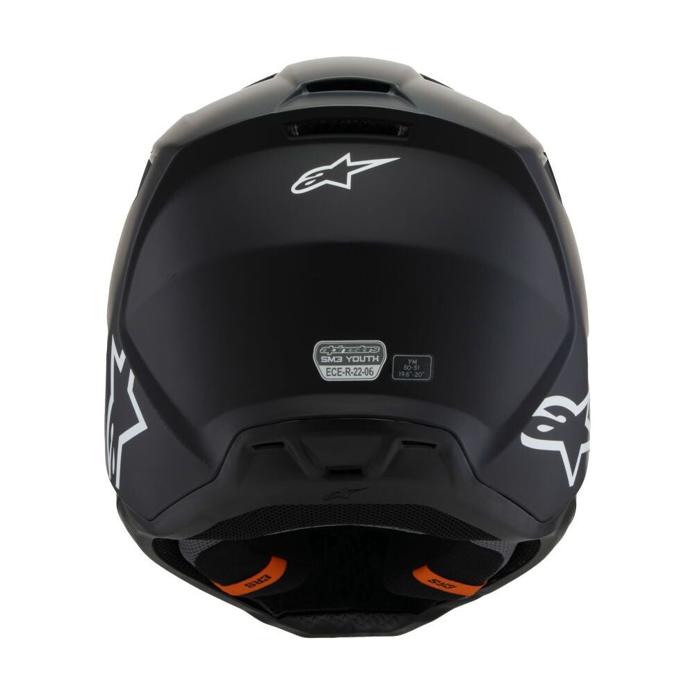 Alpinestars S-M3 Solid Youth MX Black