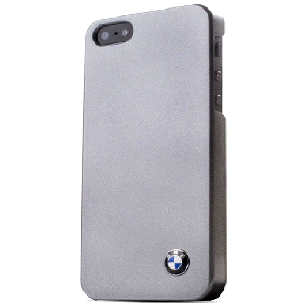 Interphone Cellular Line BMW Smartphone Cover Silver For iPhone 5S - rear three-quarter view
